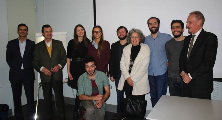 The winning team, jury, and organizers